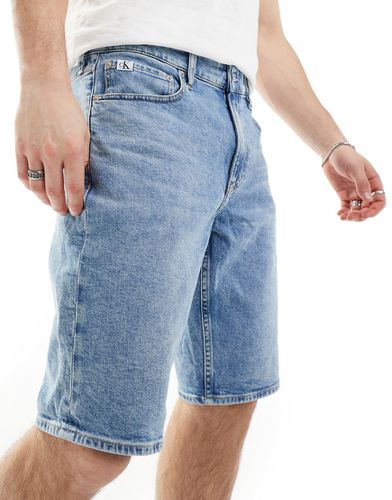 Short en jean classique - Délavage clair - Calvin Klein Jeans - Modalova
