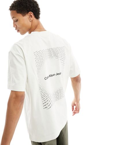 T-shirt à logo carré haute fréquence - clair - Calvin Klein Jeans - Modalova