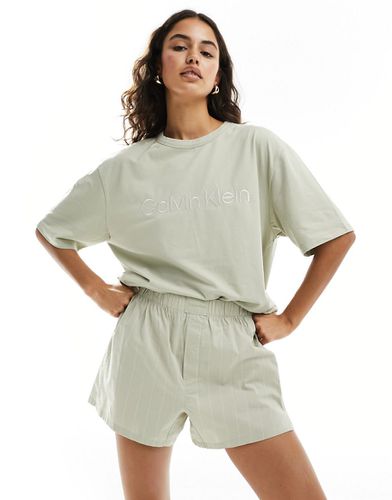 Pure Cotton - T-shirt ras de cou - Calvin Klein - Modalova