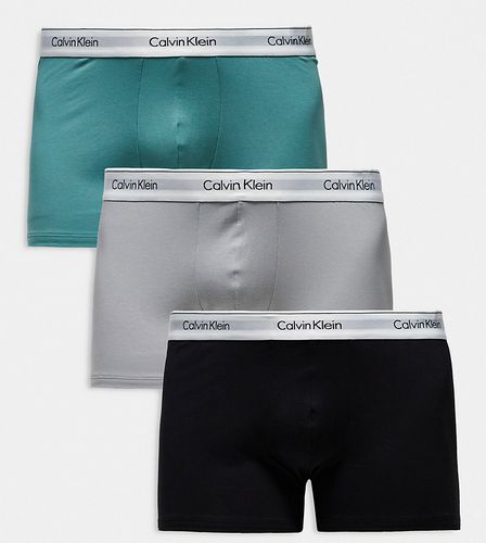 Plus - Modern Cotton - Lot de 3 boxers stretch - Calvin Klein - Modalova