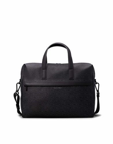 Sacoche pour ordinateur portable avec logo monogramme - Calvin Klein - Modalova