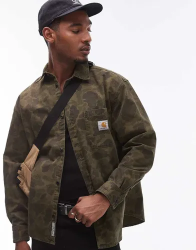 Chemise cintrée à manches longues - camouflage - Carhartt Wip - Modalova