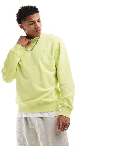 Duster - Sweat surteint avec inscription logo - Vert citron - Carhartt Wip - Modalova