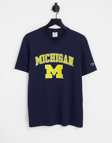T-shirt style universitaire à motif Michigan - Champion - Modalova
