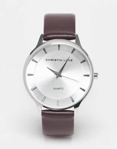 Montre-bracelet en cuir - Marron/ - Christin Lars - Modalova