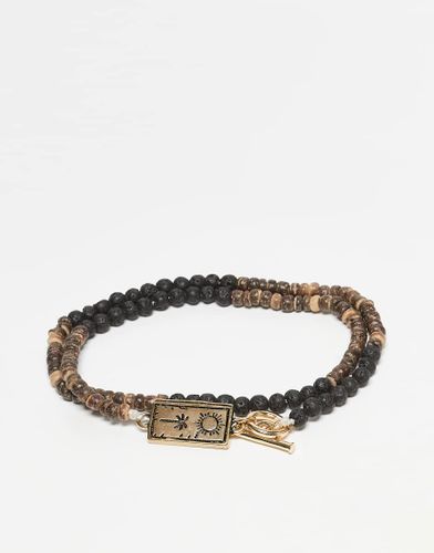 Lot de 2 bracelets  perles - et marron - Classics 77 - Modalova