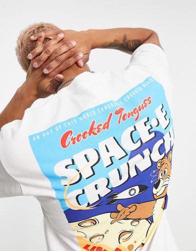 T-shirt à imprimé Space Crunch - Crooked Tongues - Modalova