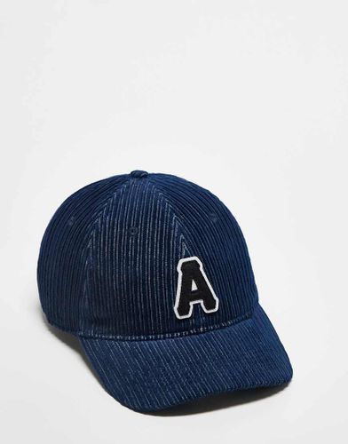 Aape by A Bathing Ape - Casquette en velours ctel  logo style universitaire - Aape By A Bathing Ape - Modalova