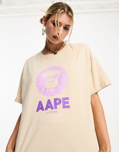 AAPE By A Bathing Ape - T-shirt à logo - Beige - Aape By A Bathing Ape® - Modalova