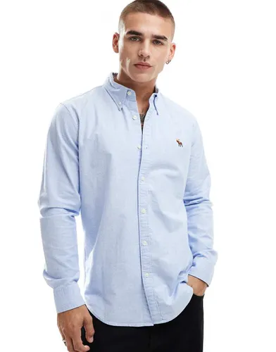 Chemise Oxford à logo emblématique - clair - Abercrombie & Fitch - Modalova