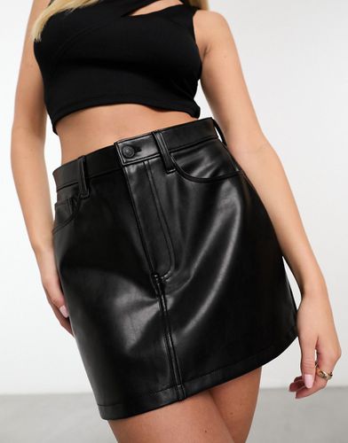 Mini-jupe en similicuir à 5 poches - Abercrombie & Fitch - Modalova
