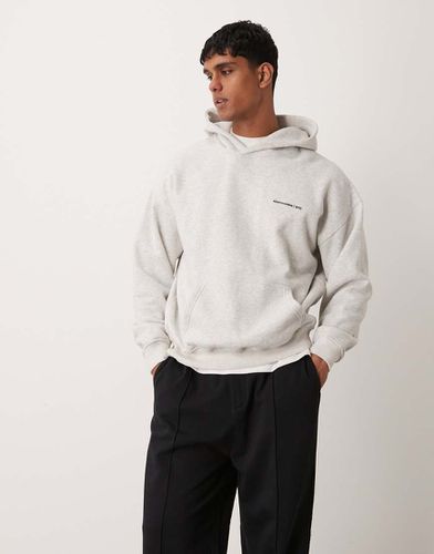 Sweat à capuche avec logo - chiné - Abercrombie & Fitch - Modalova