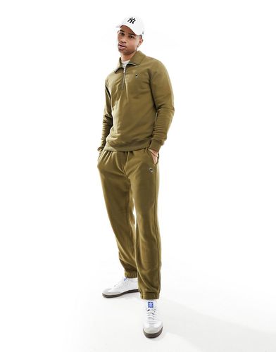 Pantalon de jogging d'ensemble en tissu éponge avec logo emblématique - olive - Abercrombie & Fitch - Modalova