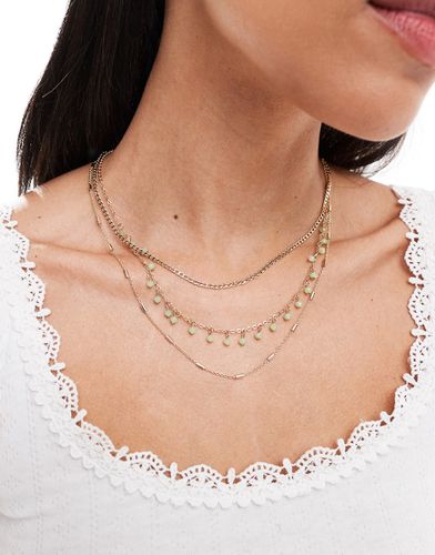 Collier chaîne multi-rangs orné de perles - Accessorize - Modalova