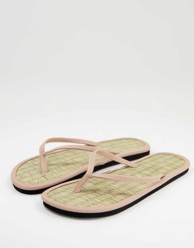 Tongs en paille tissée - Accessorize - Modalova
