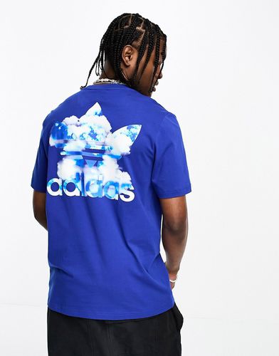 T-shirt à logo trèfle effet nuage - Adidas Originals - Modalova
