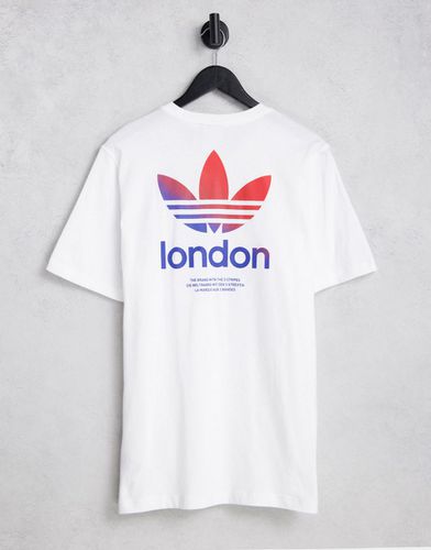 T-shirt à logo et imprimé London dans le dos - Adidas Originals - Modalova