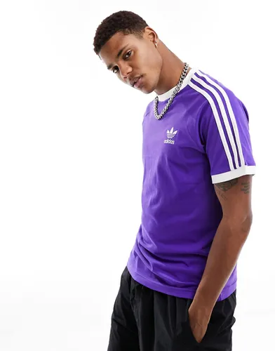 T-shirt à trois bandes - Violet bleuté - Adidas Originals - Modalova