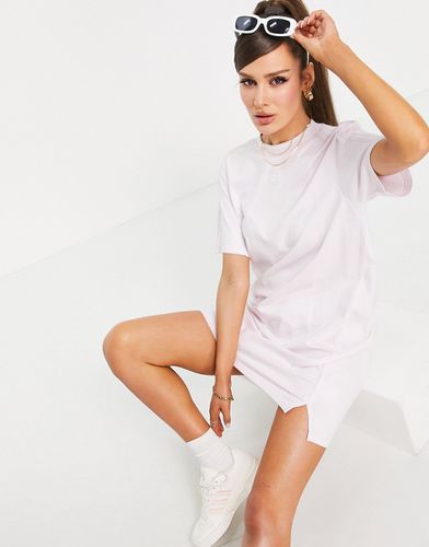 Tennis Luxe - Robe t-shirt à logo - perle - adidas Originals - Modalova