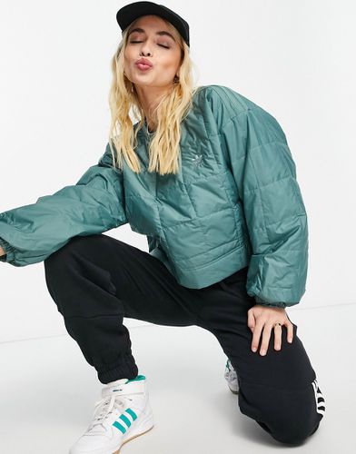 Veste matelassée - Vert émeraude - Adidas Originals - Modalova