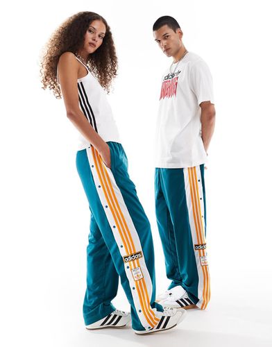 Adibreak - Pantalon de survêtement avec détail orange - Sarcelle - Adidas Originals - Modalova