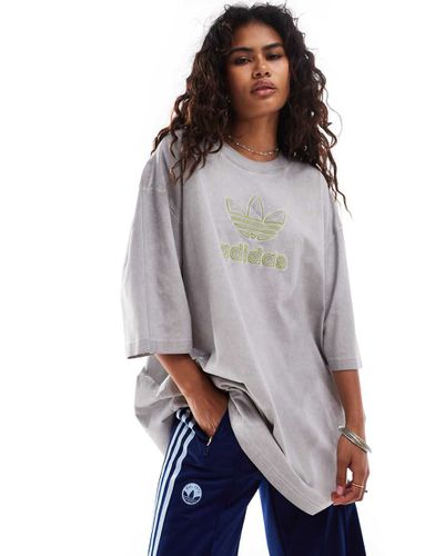 Adilenium - T-shirt oversize à logo trèfle - Adidas Originals - Modalova