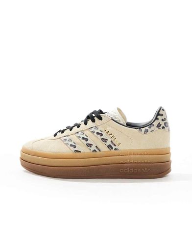 Gazelle Bold - Baskets - Crème et imprimé léopard - Adidas Originals - Modalova