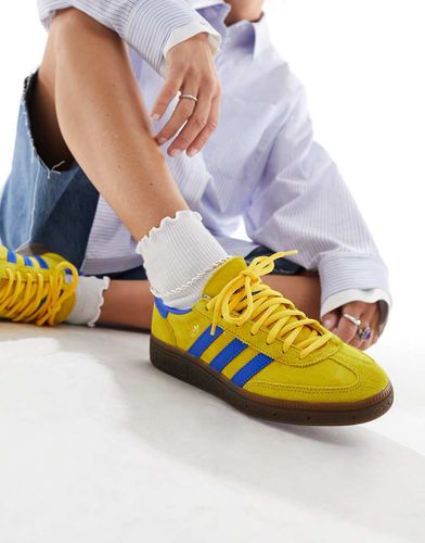 Handball Spezial - Baskets avec semelle en caoutchouc - Jaune et bleu - Adidas Originals - Modalova