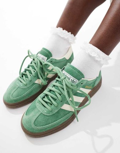 Handball Spezial - Baskets avec semelle en caoutchouc - Vert et blanc - Adidas Originals - Modalova