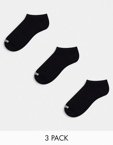 Lot de 3 paires de chaussettes invisibles - Noir - Adidas Originals - Modalova