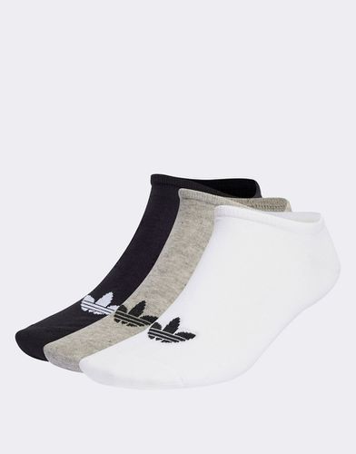 Lot de 6 paires de socquettes à logo trèfle - /gris/noir - Adidas Originals - Modalova