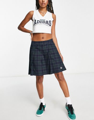Preppy Varsity - Jupe de tennis plissée à carreaux - foncé - Adidas Originals - Modalova