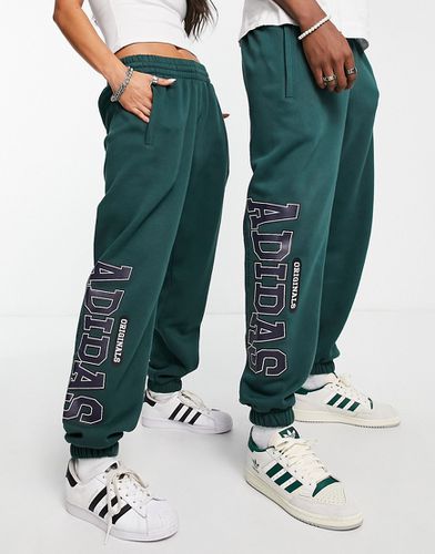 Preppy Varsity - Pantalon de jogging oversize unisexe à grand logo - université - Adidas Originals - Modalova