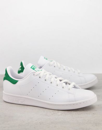 Stan Smith - Baskets en cuir à languette verte - Adidas Originals - Modalova