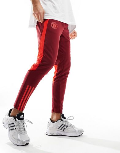 Adidas Football - Pantalon de jogging à logo Manchester United - Bordeaux - Adidas Performance - Modalova