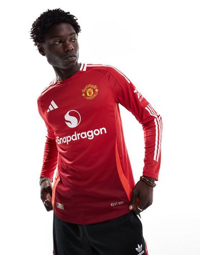 Manchester United 24/25 - Maillot domicile authentique à manches longues - Adidas Performance - Modalova