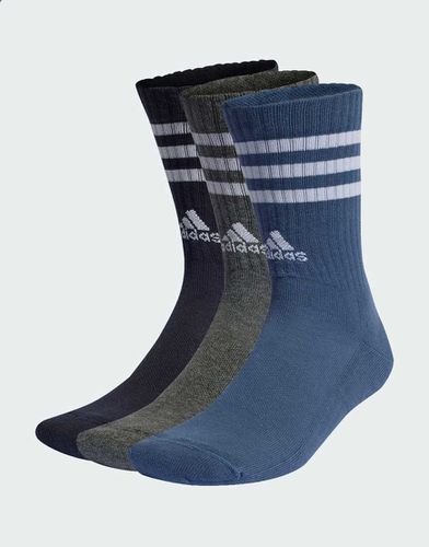 Lot de 3 paires de chaussettes rembourrées - Adidas Performance - Modalova