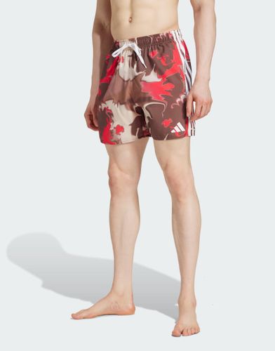 Short de bain 5 pouces effet tie-dye - Rubis effet us - Adidas Performance - Modalova