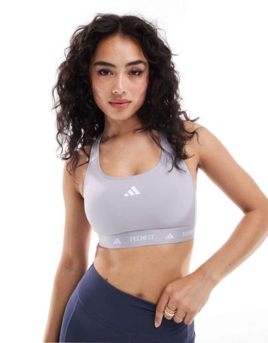 Techfit - Brassière de sport maintien intermédiaire - Adidas Performance - Modalova