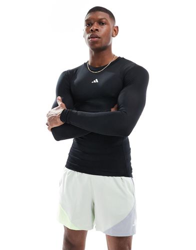 Techfit - Top de sport de compression à manches longues - Adidas Performance - Modalova