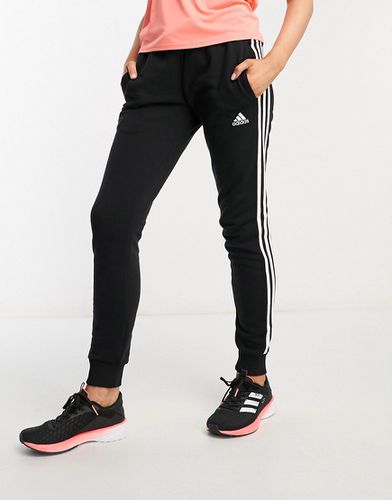 Adidas Sportswear - Essentials - Pantalon de jogging à 3 bandes - Noir et blanc - Adidas Performance - Modalova