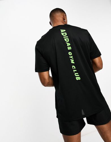 Adidas Training - HIIT Gym Club - T-shirt imprimé au dos - Adidas Performance - Modalova