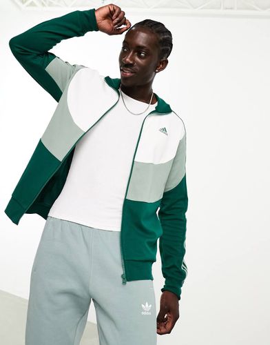 Ensemble adidas homme vert best sale