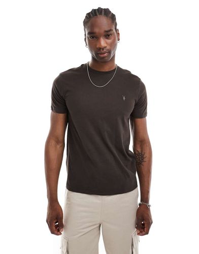 Brace - T-shirt en coton brossé - foncé - Allsaints - Modalova