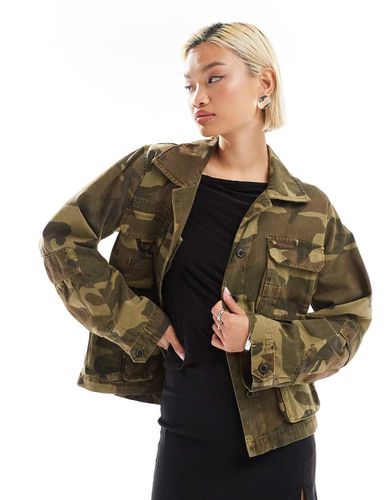 Elm - Veste cargo à camouflage - Kaki - Allsaints - Modalova