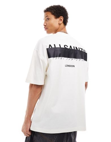 Redact - T-shirt oversize à logo brodé - Allsaints - Modalova