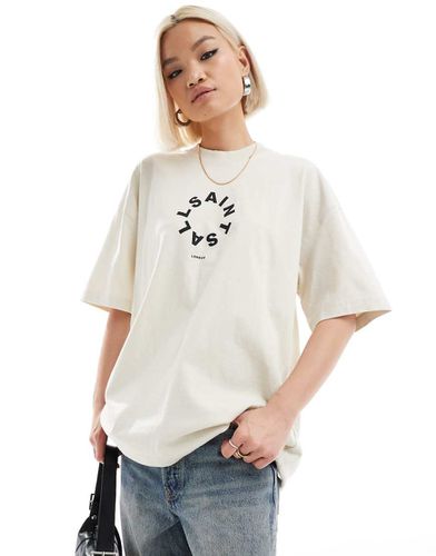 Tierra - T-shirt oversize - Écru - Allsaints - Modalova