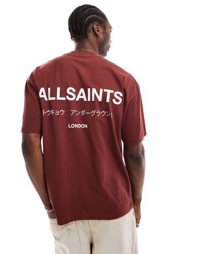 Underground - T-shirt oversize - foncé - Allsaints - Modalova