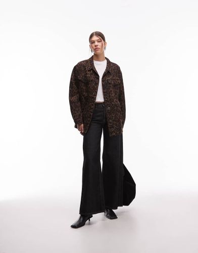 Willow - Surchemise en jean - Marron - Allsaints - Modalova