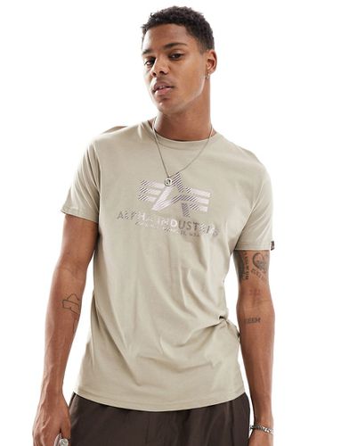 T-shirt à logo sur la poitrine - Sable vintage - Alpha Industries - Modalova